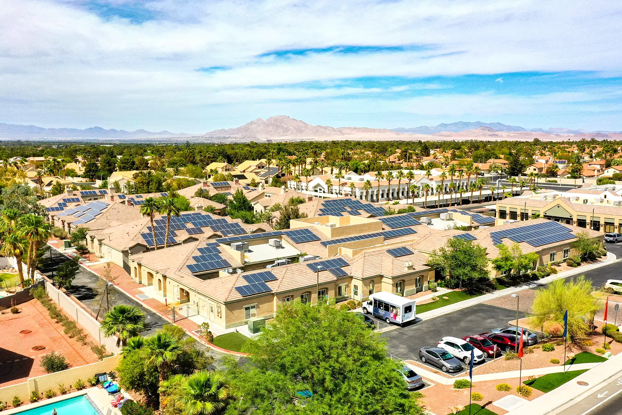 PSLGreenValley-ABOUT-Neighborhood Beautiful view of the mountains near Meridian San Marcos