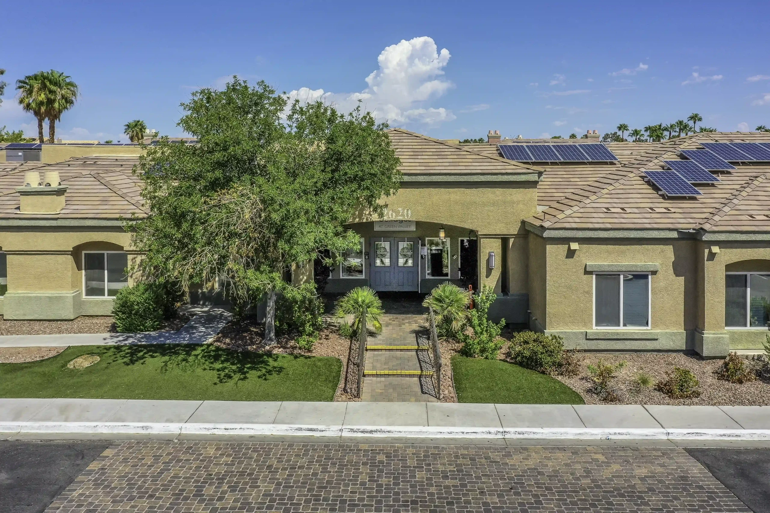 Cottages at Green Valley exterior entrance